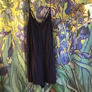 Navy Express Romper